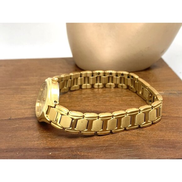 Citizen Womens Watch EU2252-56P Quartz Gold Dial Stainless Steel Petite 23mm main image 4